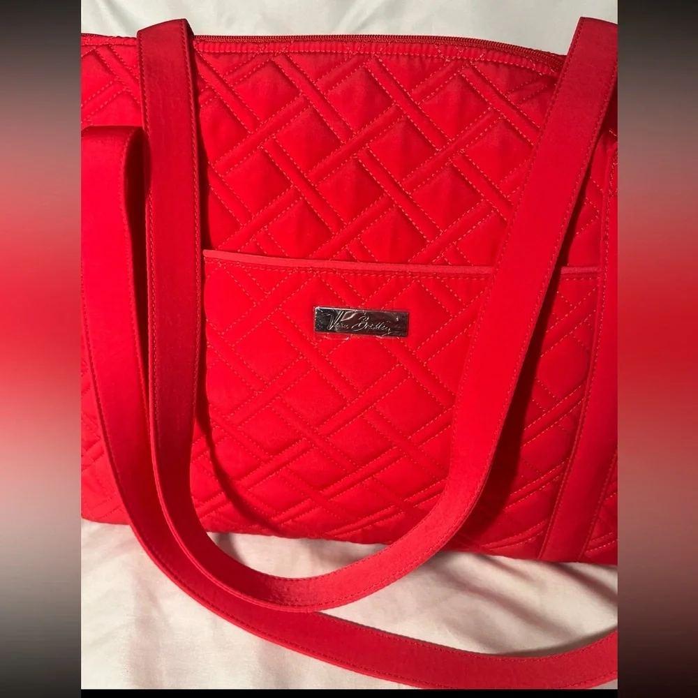 Vera Bradley Women's Microfiber Miller Tote Travel Bag Canyon Sunset - Picture 3 of 10